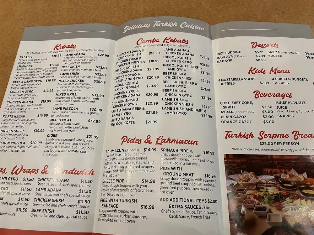 Kebab House/Mozaic Cafe Menu image 4